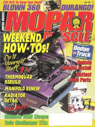 MOPAR MUSCLE 1998 MAY - WINGED '70 ROAD RUNNER